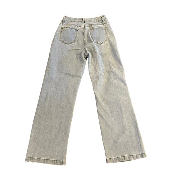 Ettelo Denim light blue wide leg jeans size 6 - Picture 4 of 4